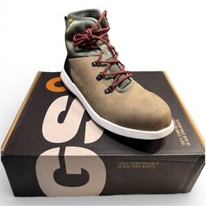 NIB Bogs Cypress Lace Comp Toe Work Boot in Loden - Women's Size 11 | EU 42